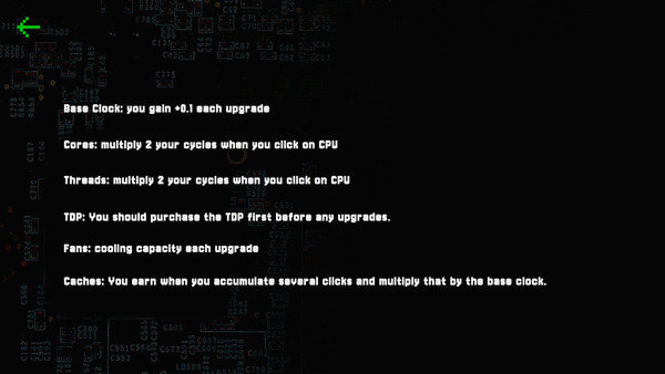 Игра CPU Clicker, скриншот