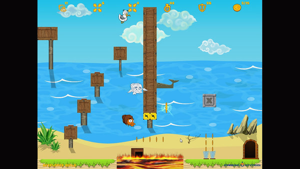 Игра Crab Cakes Rescue, скриншот