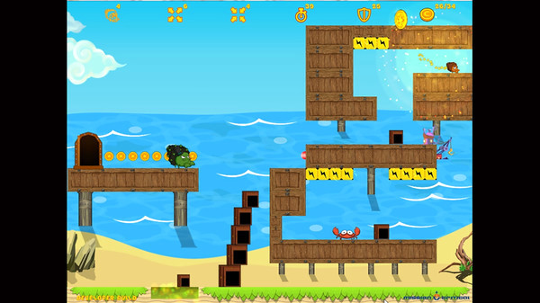 Игра Crab Cakes Rescue, скриншот