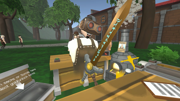 Игра Craft Keep VR, скриншот