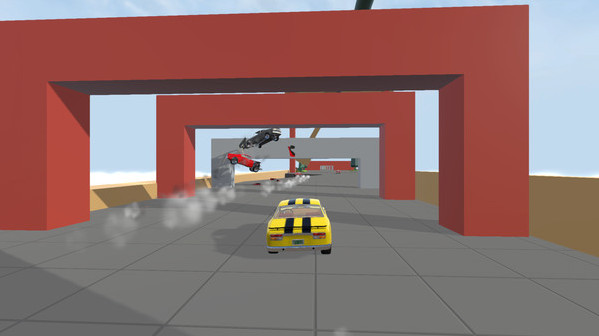Игра Crash Wheels, скриншот
