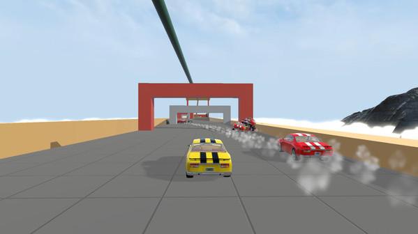 Игра Crash Wheels, скриншот