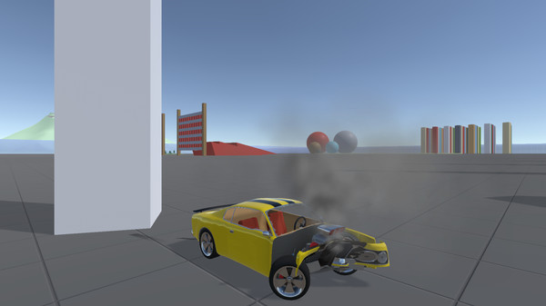 Игра Crash Wheels, скриншот