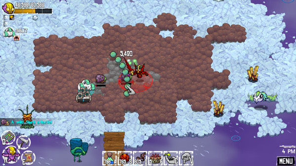 Игра Crashlands, скриншот