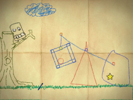 Игра Crayon Physics Deluxe, скриншот
