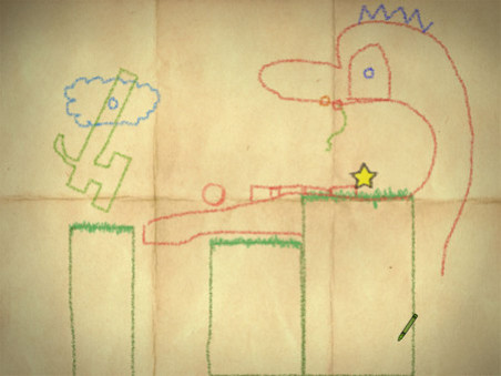 Игра Crayon Physics Deluxe, скриншот