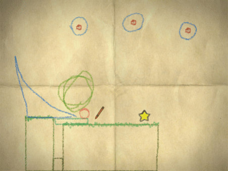 Игра Crayon Physics Deluxe, скриншот