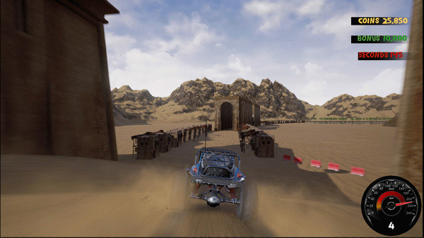 Игра Crazy Buggy Racing, скриншот