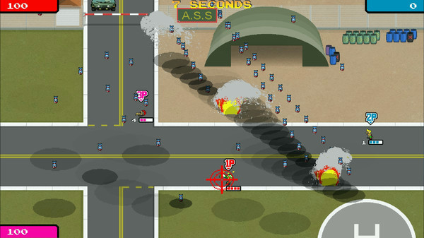 Игра Crazy Pixel Streaker, скриншот