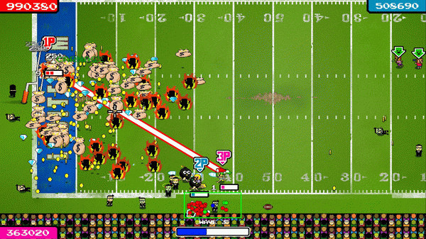 Игра Crazy Pixel Streaker, скриншот