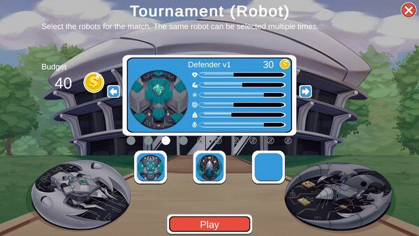Игра Crazy Robot Ball, скриншот