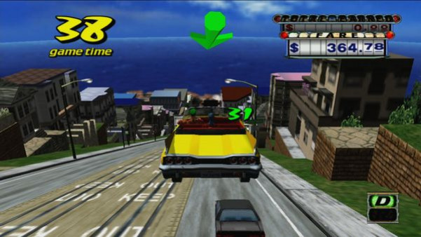 Игра Crazy Taxi, скриншот