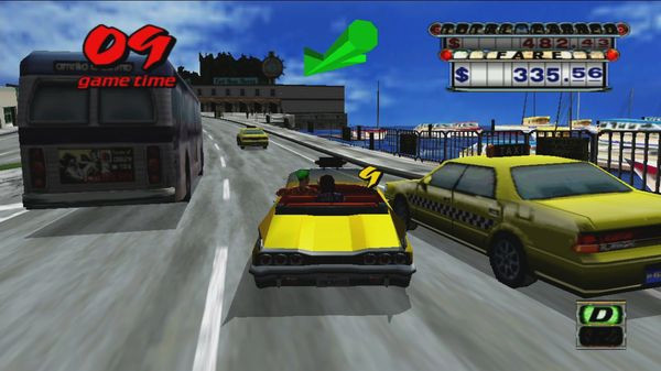 Игра Crazy Taxi, скриншот