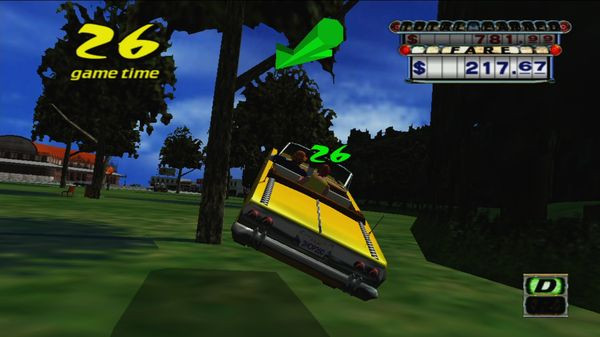 Игра Crazy Taxi, скриншот