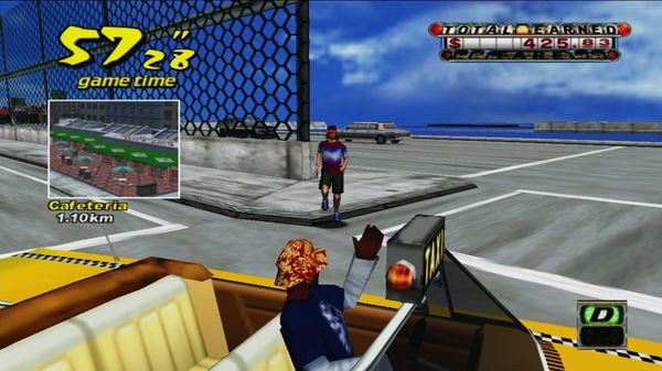 Игра Crazy Taxi, скриншот