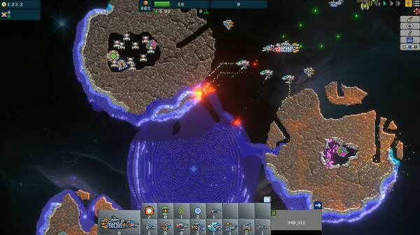 Игра Creeper World IXE, скриншот