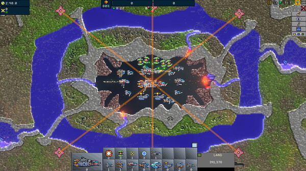 Игра Creeper World IXE, скриншот