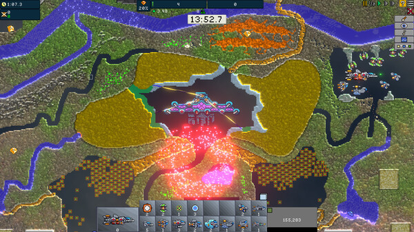 Игра Creeper World IXE, скриншот