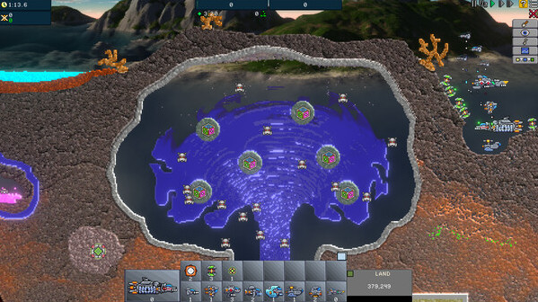 Игра Creeper World IXE, скриншот