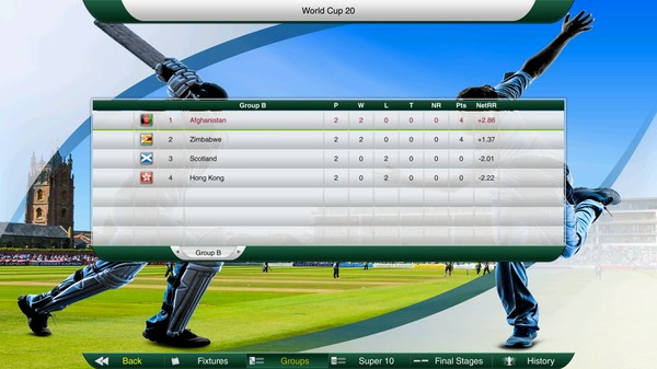 Игра Cricket Captain 2016, скриншот