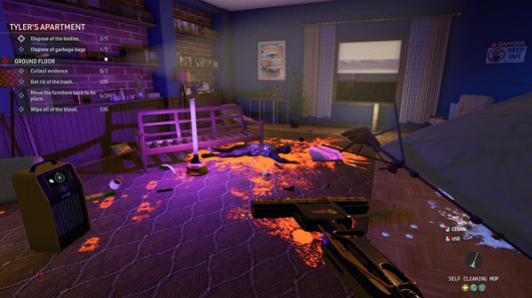 Игра Crime Scene Cleaner, скриншот