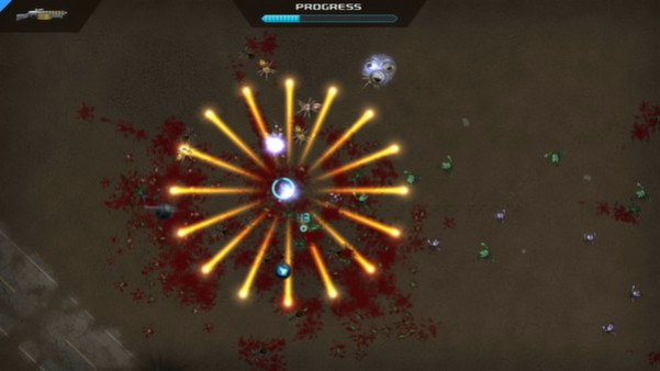 Игра Crimsonland, скриншот