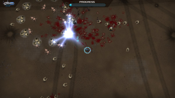 Игра Crimsonland, скриншот