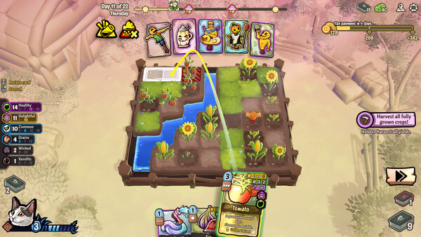 Игра Cropdeck, скриншот