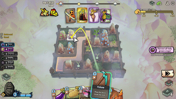Игра Cropdeck, скриншот