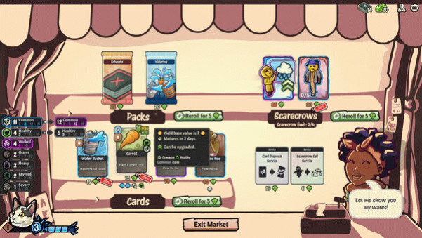 Игра Cropdeck, скриншот
