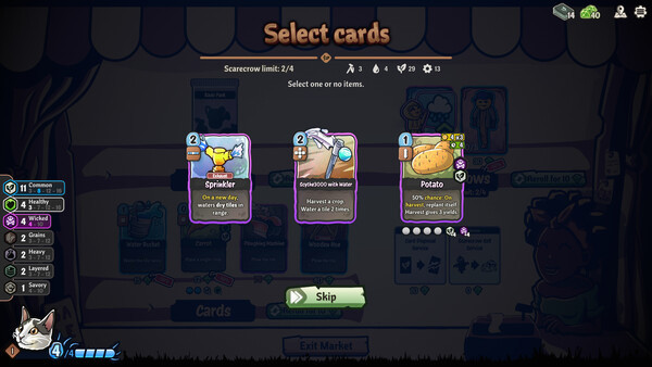 Игра Cropdeck, скриншот