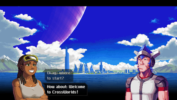 Игра CrossCode Manlea Skin, скриншот