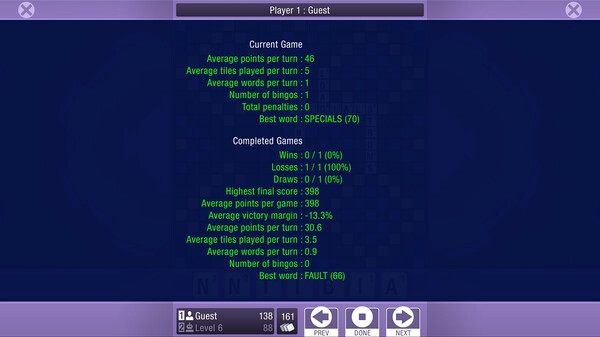 Игра CrossCraze, скриншот