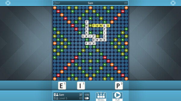 Игра CrossCraze, скриншот