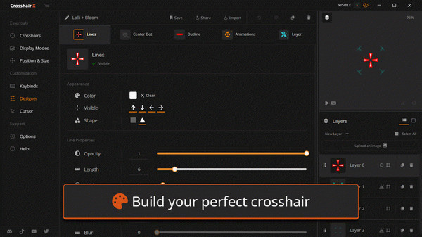 Игра Crosshair X, скриншот