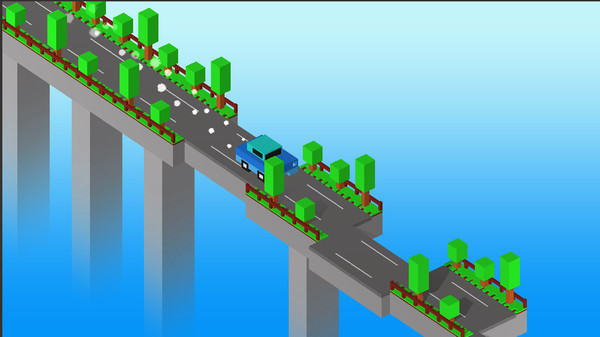 Игра Crossy Bridge, скриншот