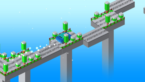 Игра Crossy Bridge, скриншот