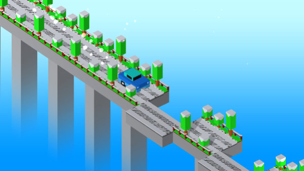 Игра Crossy Bridge, скриншот