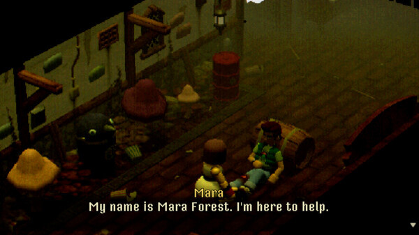Игра Crow Country, скриншот