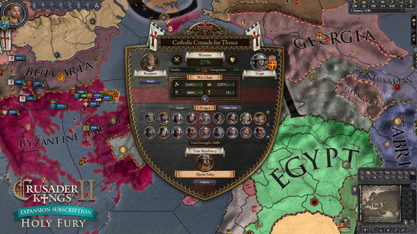 Игра Crusader Kings II - Expansion Subscription, скриншот