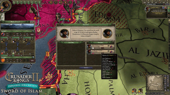 Игра Crusader Kings II - Expansion Subscription, скриншот