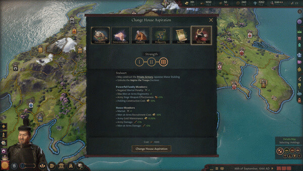 Игра Crusader Kings III: All Under Heaven, скриншот