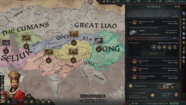 Игра Crusader Kings III: All Under Heaven, скриншот