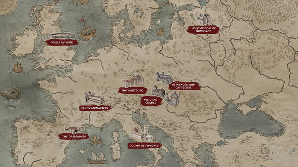 Игра Crusader Kings III Content Creator Pack: Medieval Monuments, скриншот