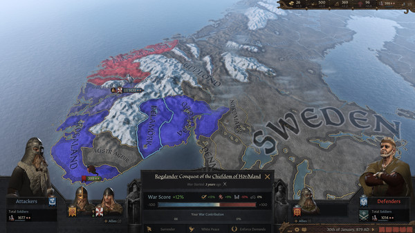 Игра Crusader Kings III: Northern Lords, скриншот