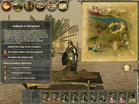 Игра Crusaders: Thy Kingdom Come, скриншот