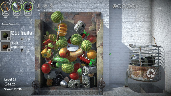 Игра Crushing Blow, скриншот