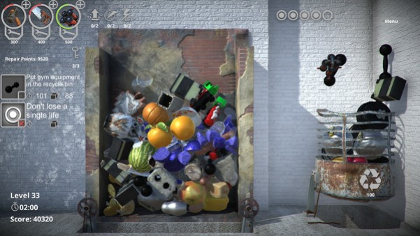 Игра Crushing Blow, скриншот