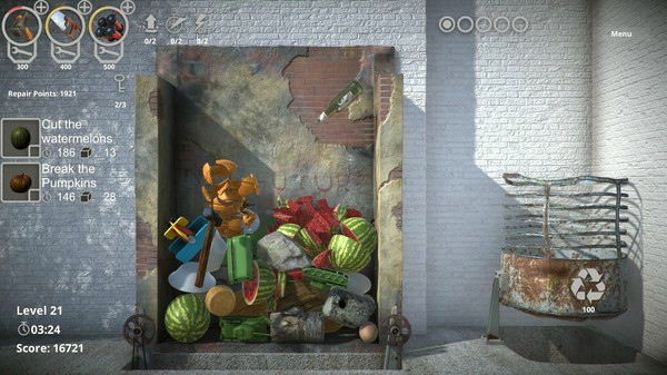 Игра Crushing Blow, скриншот