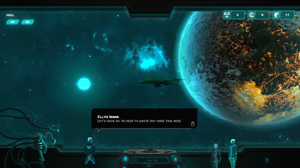 Игра Crying Suns, скриншот